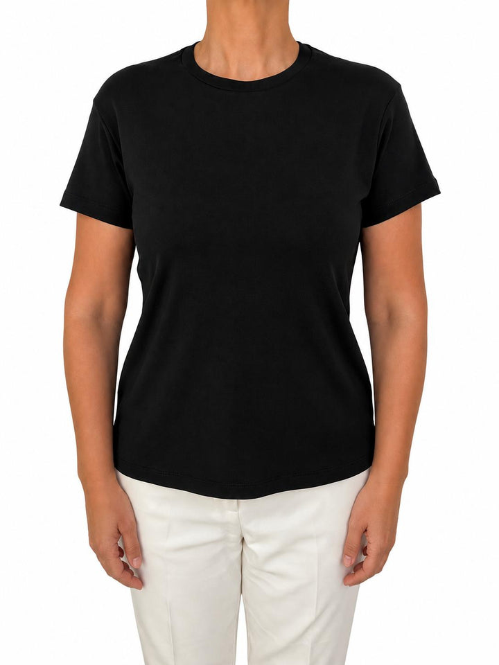 No 8 Bisiklet Yaka T-Shirt